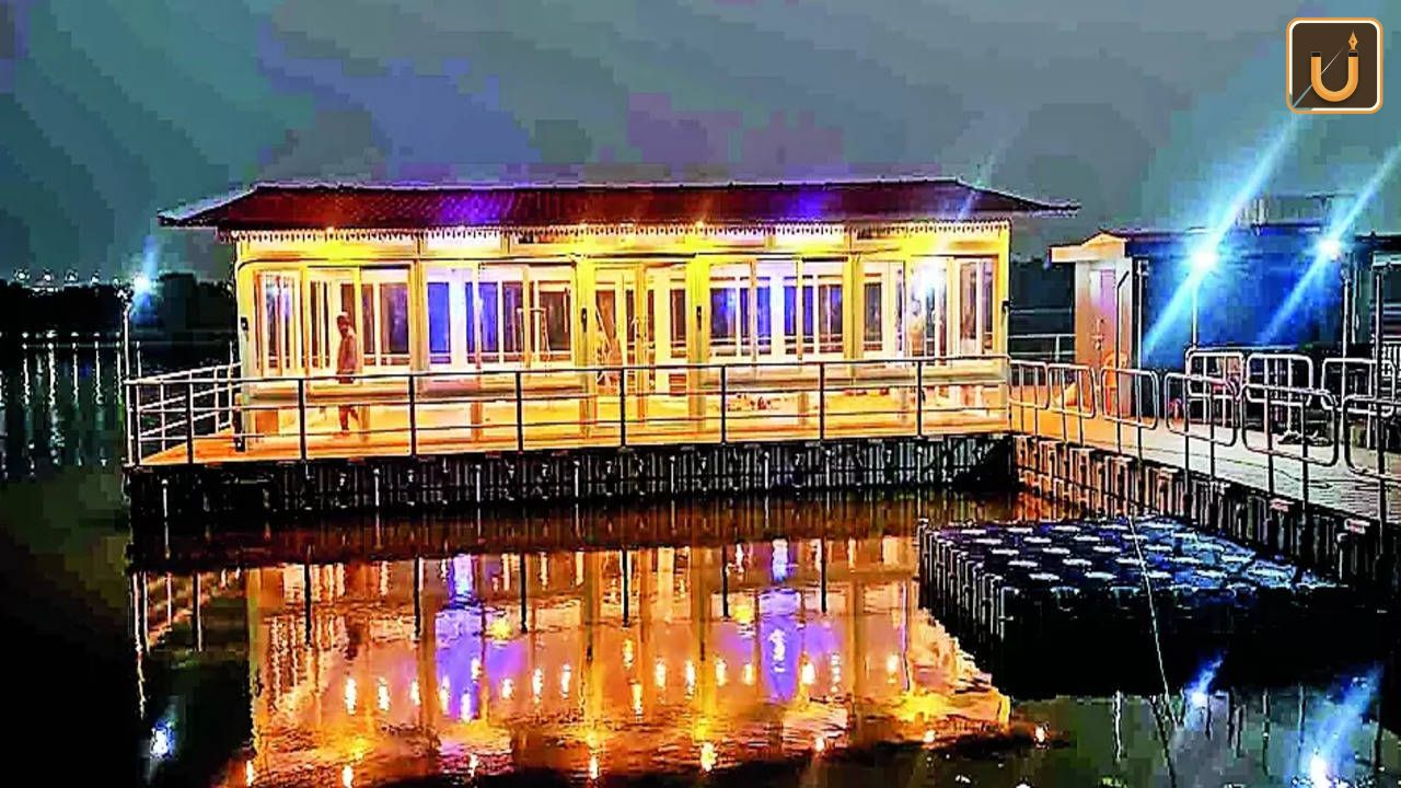 Usthadian Academy/ CM Yogi Adityanath Inaugurates UP’s First Floating Restaurant In Prayagraj